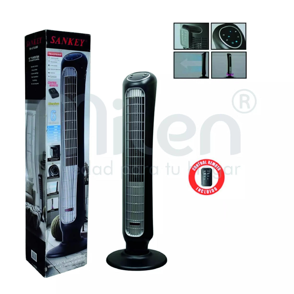 FN-43TO3BR Sankey  Ventilador de torre  43" a Control Remoto