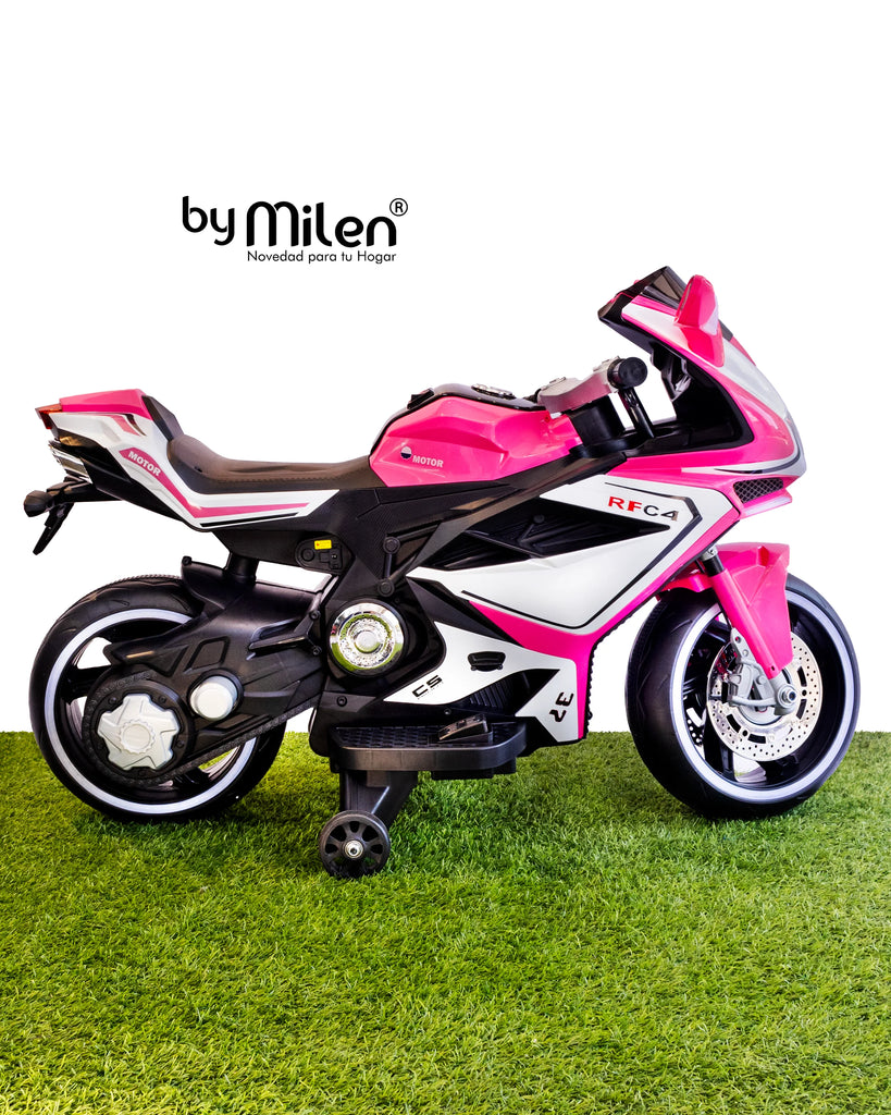 Moto Eléctrica para niño Moto Ducati Ninja RC4 Rosa