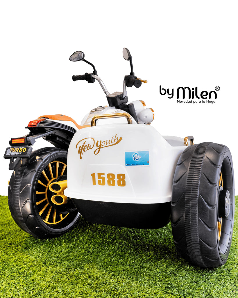 Moto Eléctrica para niño Moto  Rocket Blanco